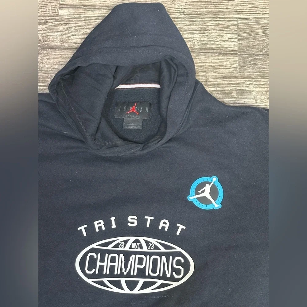 Jordan  Black Tri State Champions Hoodie